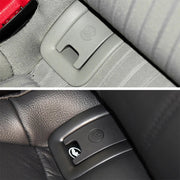 Car Rear Children Seat Isofix Cover for Audi A6 2013-2018 (Black)