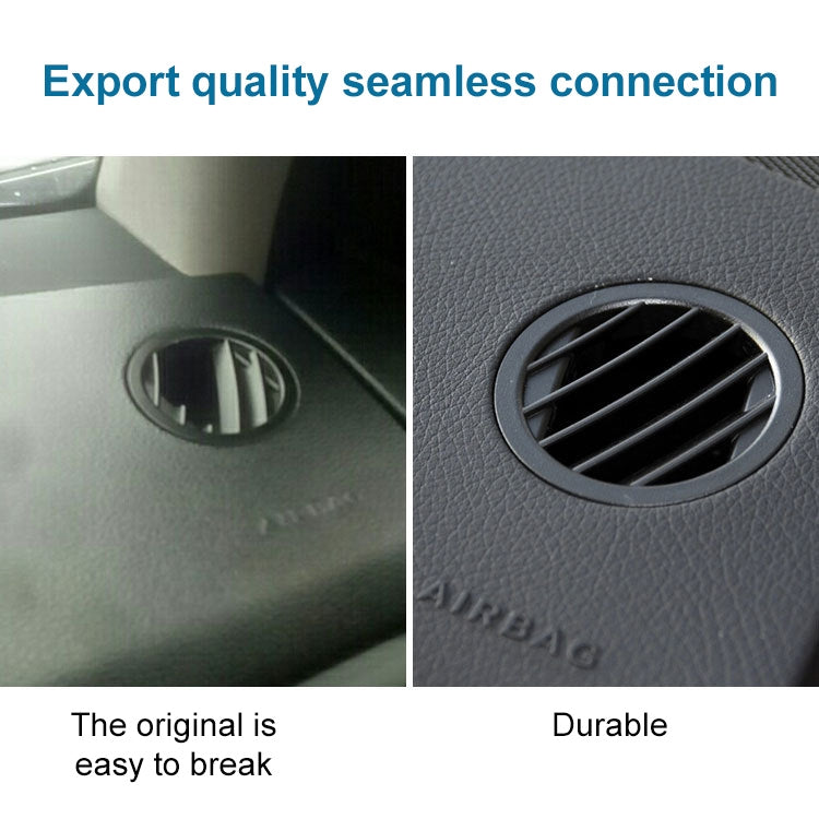 Car Left Side Dashboard Small Air Outlet Circular Air-conditioning Outlet for Mercedes-Benz GLK Class X204 2009-2016(Brown)