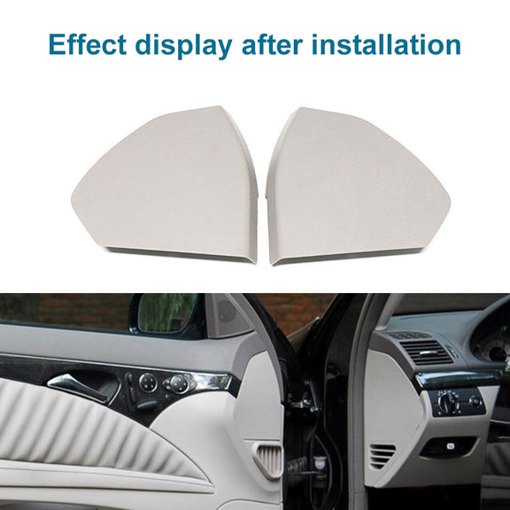 Car Left Side Front Door Trim Panel Plastic Cover 2117270148  for Mercedes-Benz E Class W211 2003-2008 (Black)