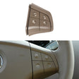 Car Right Side 4-button Steering Wheel Switch Buttons Panel 1648200110 for Mercedes-Benz W164, Left Driving (Coffee) - Car Switches by PMC TechLife | Online Shopping South Africa | PMC TechLife