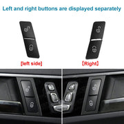 Car Left Side Door Lock Switch Buttons 2049058402 for Mercedes-Benz W204, Left Driving (Black)