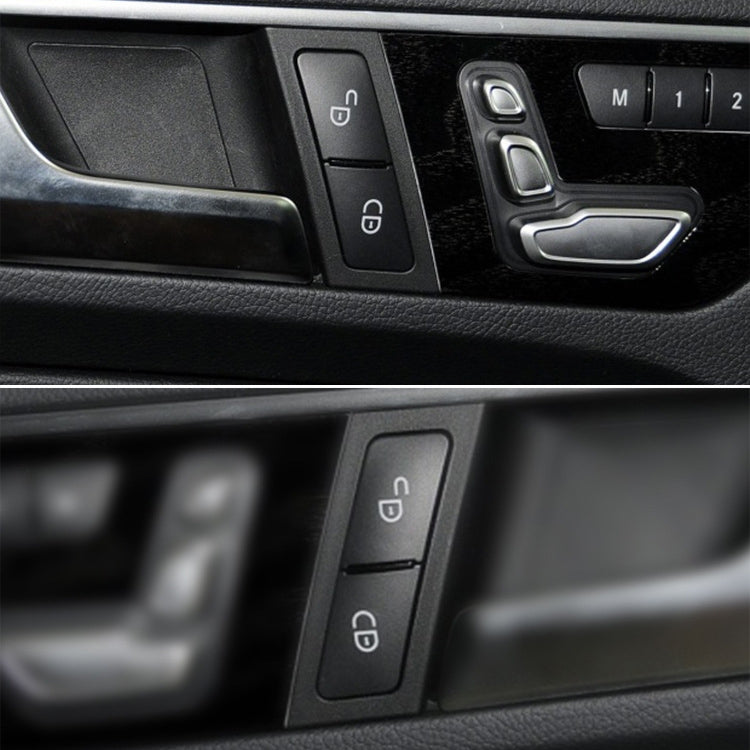 Car Left Side Door Lock Switch Buttons 2049058402 for Mercedes-Benz W204, Left Driving (Black)