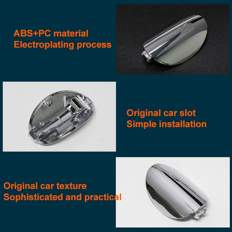 Car Outside Door Handle Covering Cap 51217431945 for BMW mini F55, Left Driving(Original Style)