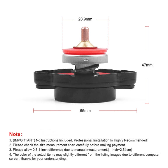 1.8bar Motorcycle Radiator Cap with Temperature Gauge