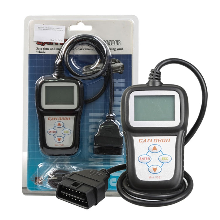 V851 Car Mini Code Reader OBD2 Fault Detector Diagnostic Tool