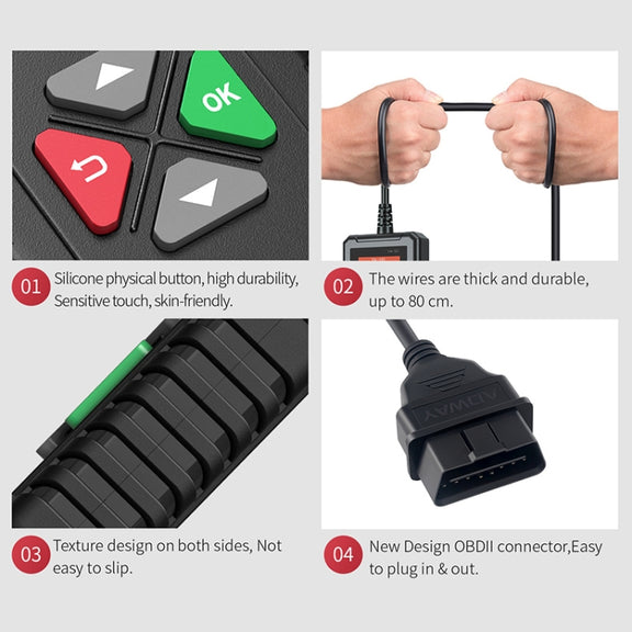 YA101 Car Mini Code Reader OBD2 Fault Detector Diagnostic Tool