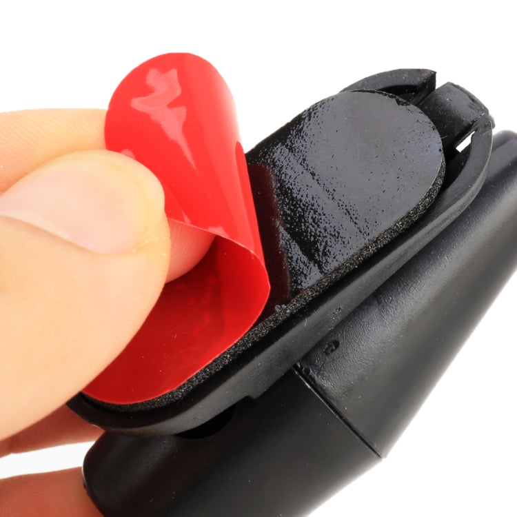 Pair Car ABS Deer Alert Sound Alarm Ultrasonic Wind Power Animal Repeller(Black)