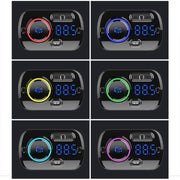 BC49BQ Car Digital Radio Receiver Bluetooth MP3 Player FM Transmitter Voice Assistant QC3.0 Quick Charger