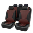 9 in 1 Universal PU Leather Four Seasons Anti-Slippery Cushion Mat Set for 5 Seat Car (Brown) - free shipping - PMC TechLife - Order now!