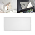 Portable Car Sunshade Makeup Mirror Stainless Steel Vanity Mirror, Size: 110 x 65mm - free shipping - PMC TechLife - Order now!