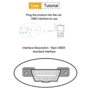 V309 Car Portable OBD2 Scanner Car Diagnostic Tool OBD 2 Automotive Scanner OBD Code Reader