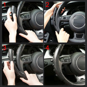 Car Steering Wheel Booster Wheel Spinner Knob Cover (Black)