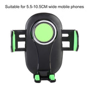 ZP-X0466 Car 360 Degree Rotating Telescopic Folding Round Suction Cup Mobile Phone Holder(Green)