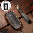Hallmo Car Cowhide Leather Key Protective Cover Key Case for Audi A6L / A8L / A4 / A7 / A5 B Style(Black) - free shipping - PMC TechLife - Order now!
