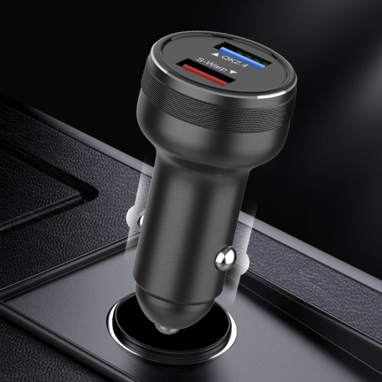 DASH / WARP 30W Car Flash Charger for OnePlus (Silver)