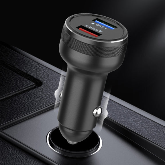 DASH / WARP 30W Car Flash Charger for OnePlus (Black)