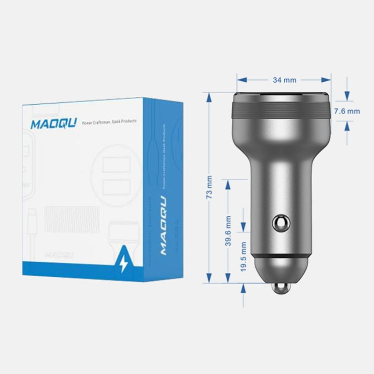 DASH / WARP 30W Car Flash Charger for OnePlus (Silver)