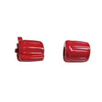 2 PCS Car Multi-functional Steering Wheel Rubber Button for BMW F10 / F07 / F02, Left and Right Drive Universal (Red) - Steering Wheel Accessories by PMC TechLife | Online Shopping South Africa | PMC TechLife