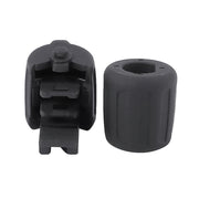 2 PCS Car Multi-functional Steering Wheel Rubber Button for BMW F10 / F07 / F02, Left and Right Drive Universal (Red)