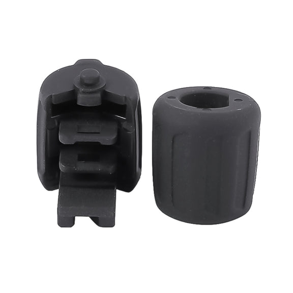 2 PCS Car Multi-functional Steering Wheel Rubber Button for BMW F10 / F07 / F02, Left and Right Drive Universal (Red)