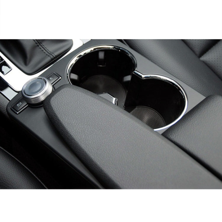Car Central Control Storage Box Cover 2046800107 for Mercedes-Benz GLK Class X204 2008-2015, Left Driving(Black)