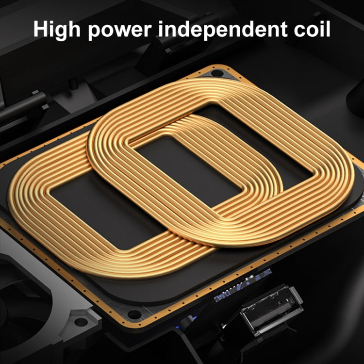 HFC-1010 Car Qi Standard Wireless Charger 10W Quick Charging for Volvo S60 2020-2022, Left and Right Driving