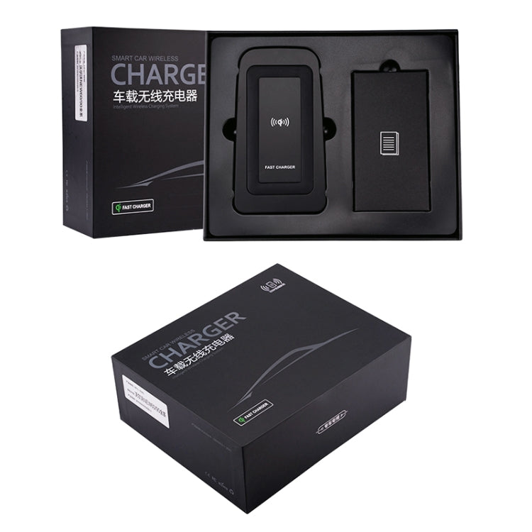 HFC-1010 Car Qi Standard Wireless Charger 10W Quick Charging for Volvo S60 2020-2022, Left and Right Driving