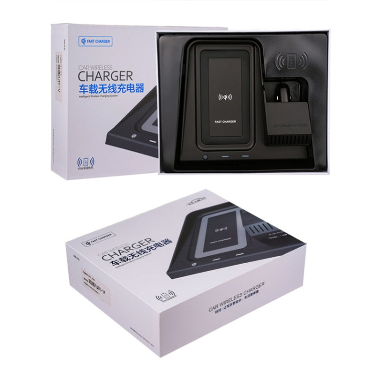 HFC-1002 Car Qi Standard Wireless Charger 10W Quick Charging for Honda Avancier / URV 2017-2020, Left Driving