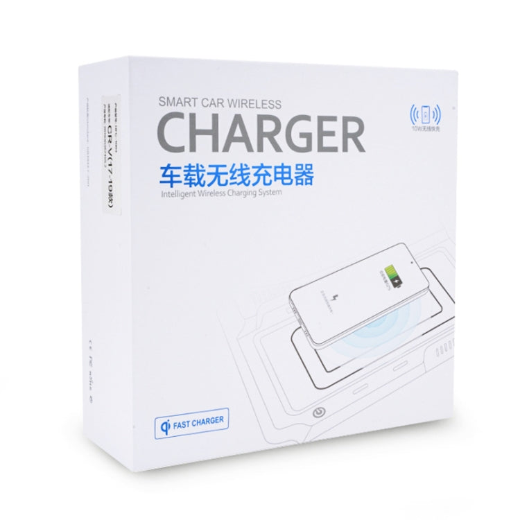HFC-1005 Car Qi Standard Wireless Charger 10W Quick Charging for Honda Accord 2018-2022, Left Driving