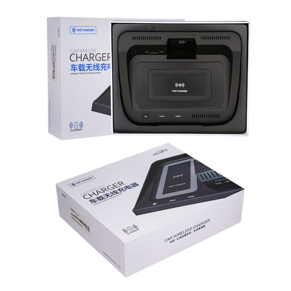 HFC-1062 Car Qi Standard Wireless Charger 10W Quick Charging for Toyota RAV4 2020-2021, Left Driving