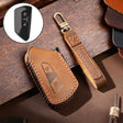 Hallmo Car Cowhide Leather Key Protective Cover for Volkswagen Golf 8(Brown) - free shipping - PMC TechLife - Order now!