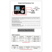 DUOYI DY4200 Car Higher Accuracy Digital Ground Resistance Tester