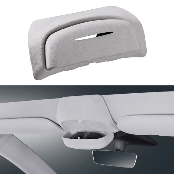 Car Suede Wrap Version Sunglasses Storage Box for Tesla Model 3