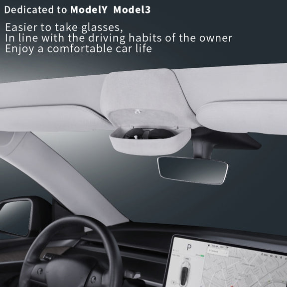 Car Ordinary Version Sunglasses Storage Box for Tesla Model Y