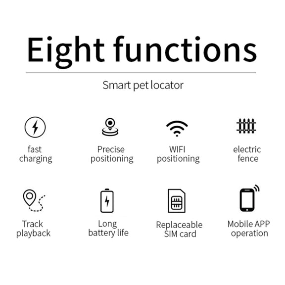 P03 2G Water-resistant Pet GPS Tracker GPS+AGPS+WiFi+LBS Locator