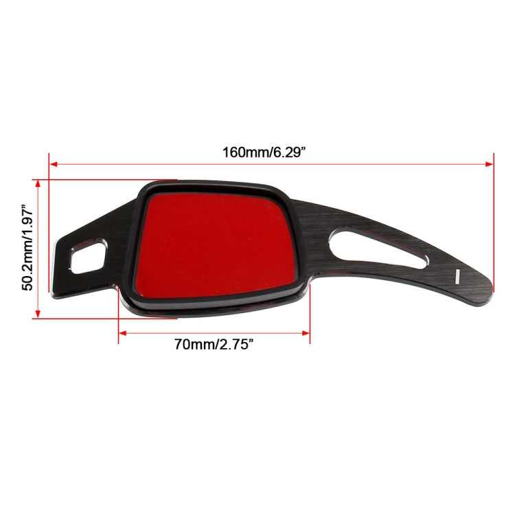 Car Modification Aluminum Paddle Shift Extensions for Audi A3 / S3 2017-2020 Steering Wheel Gear Shifters