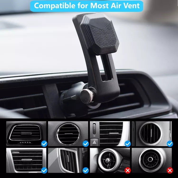 Multifunctional Car Air Conditioner Air Outlet Magnetic Phone Holder (Green)