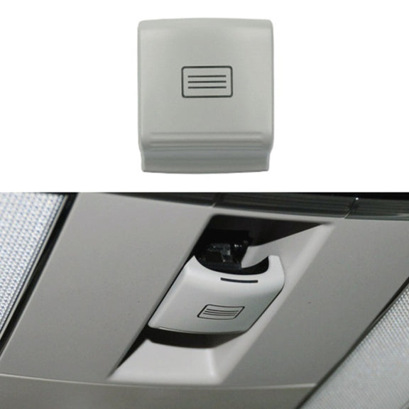 For Mercedes-Benz W221 2006-2013 Left Driving Car Sunroof Switch Button Dome Light Button(Grey)