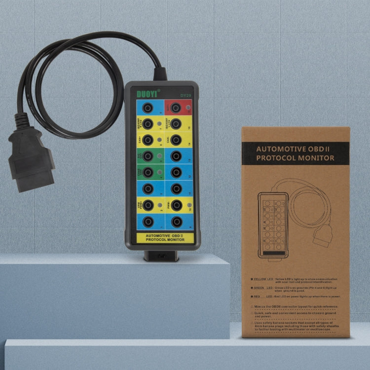 DUOYI DY29 Car OBD2 Diagnostic Protocol Detector Tester
