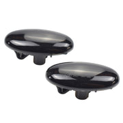 2pcs For Mazda 2 DY 2003-2007 Car Dynamic LED Fender Side Light (Transparent Black)
