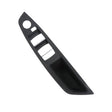 For BMW F10 2011-2017 Right Driving Car Door Window Lift Switch Trim Panel (Black) - Car Interior Mouldings by PMC TechLife | Online Shopping South Africa | PMC TechLife