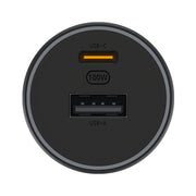 Original Xiaomi CC07ZM 100W Dual Ports USB + USB-C / Type-C Car Charger Fast Charging Version 1A1C