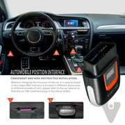 Viecar VP002 Car Mini OBD Fault Detector V1.5 WiFi Diagnostic Tool