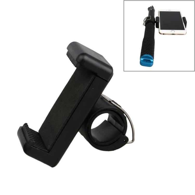 Mobile Phone Clip Holder for GoPro & SJCAM & Xiaoyi Handheld Selfie Monopod, Small Clip Port Diameter: 2cm-2.3cm