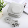 Retro Style Full Body Camera PU Leather Case Bag with Strap for FUJIFILM instax mini 9 / mini 8+ / mini 8(White) - free shipping - PMC TechLife - Order now!