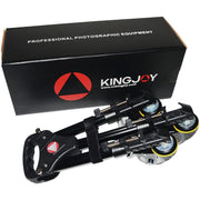 Kingjoy VX-600D Aluminium Alloy Camera Big Foot Wheel Tripod Pulley Base