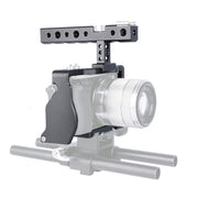 YELANGU C6 Camera Video Cage Handle Stabilizer for Sony A6000 / A6300 / A6500 / A6400(Black)