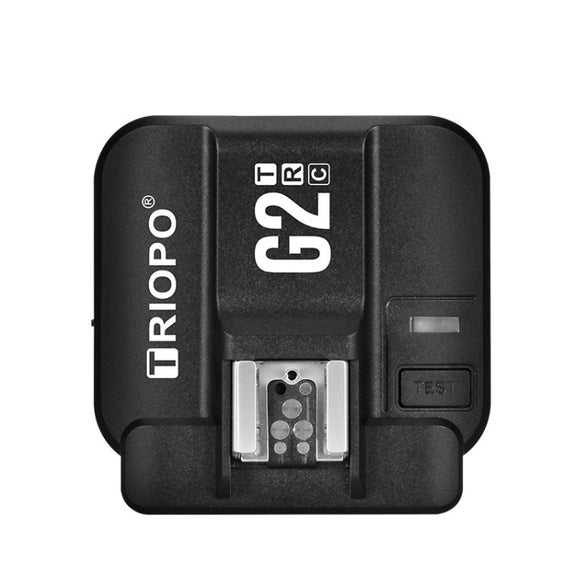 TRIOPO G2 Wireless Flash Trigger 2.4G Receiving / Transmitting Dual Purpose TTL High-speed Trigger for Nikon Camera