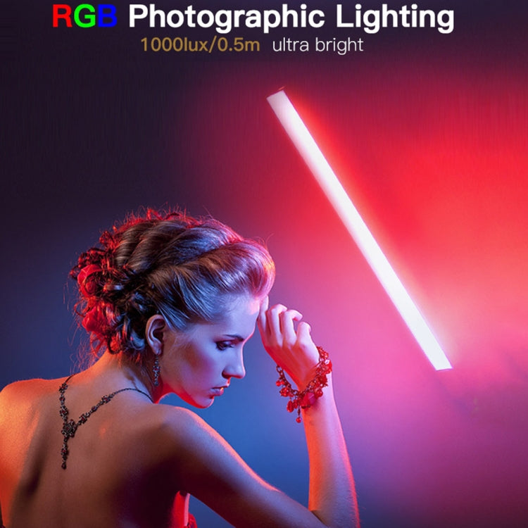 LUXCeO Q508A 8 Color Photo LED Stick Video Light Water-resistant Handheld LED Fill Light Flash Lighting Lamp with Remote Control
