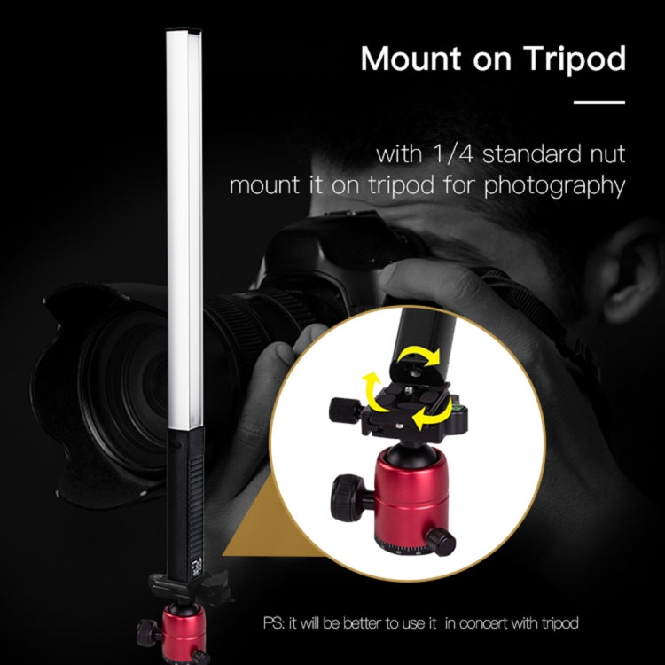 LUXCeO Q508A 8 Color Photo LED Stick Video Light Water-resistant Handheld LED Fill Light Flash Lighting Lamp with Remote Control